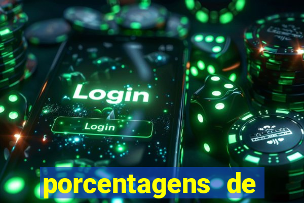 porcentagens de jogos pagantes